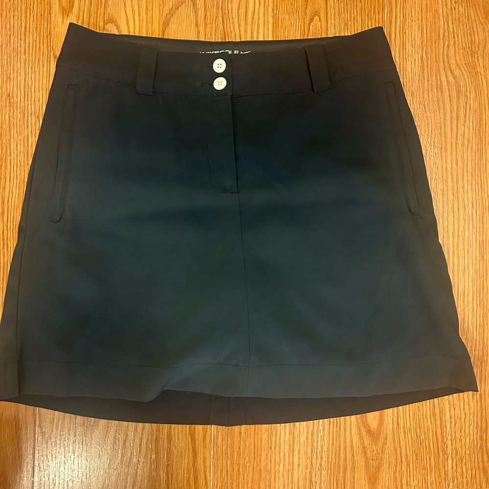 Nike black golf skirt tour performance dri fit size 2